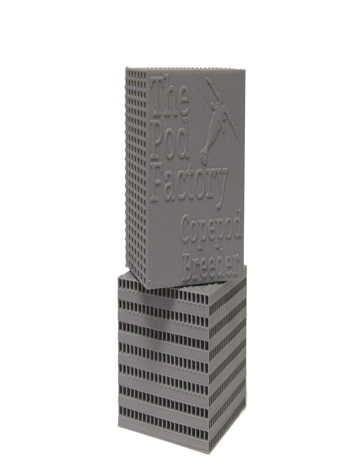 Aqua Algae The Pod Factory - Copepod Hotel Motel, 3D Printed (Silver) - Image 1